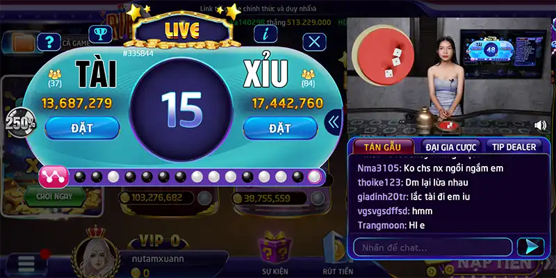 Giao diện game bài đổi thưởng Rikvip được cập nhật theo xu thế mới